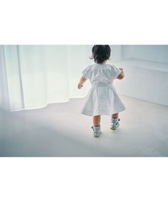 新品未使用 MARLMARL ホワイト ワンピース 長袖 dress 2 shirring pink | ギフト・スタイ・出産祝いのMARLMARL